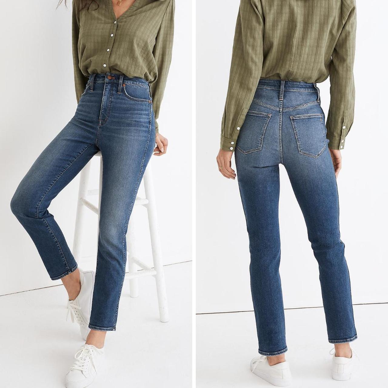 NEW Madewell Plus Curvy Stovepipe Jeans in Dearham Wash, cheapest 28W