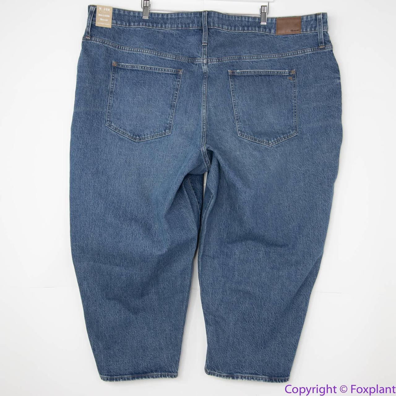 NEW Madewell Plus Balloon Jeans in Corson Wash, - Depop