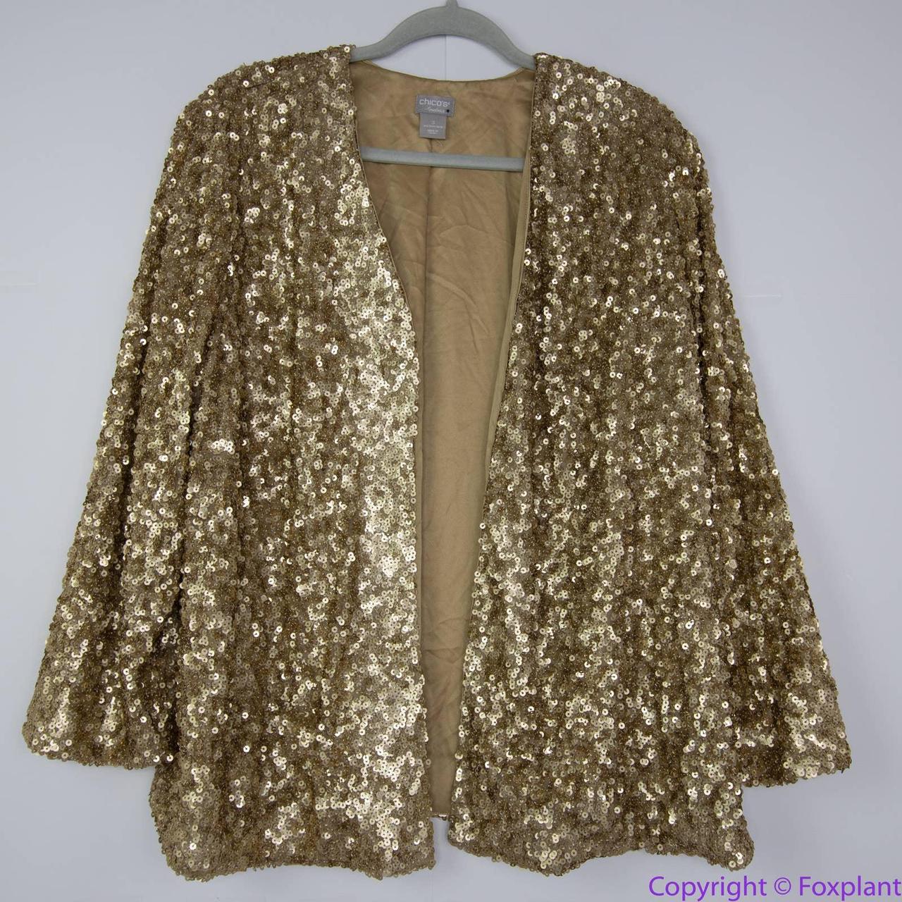 chicos gold jacket