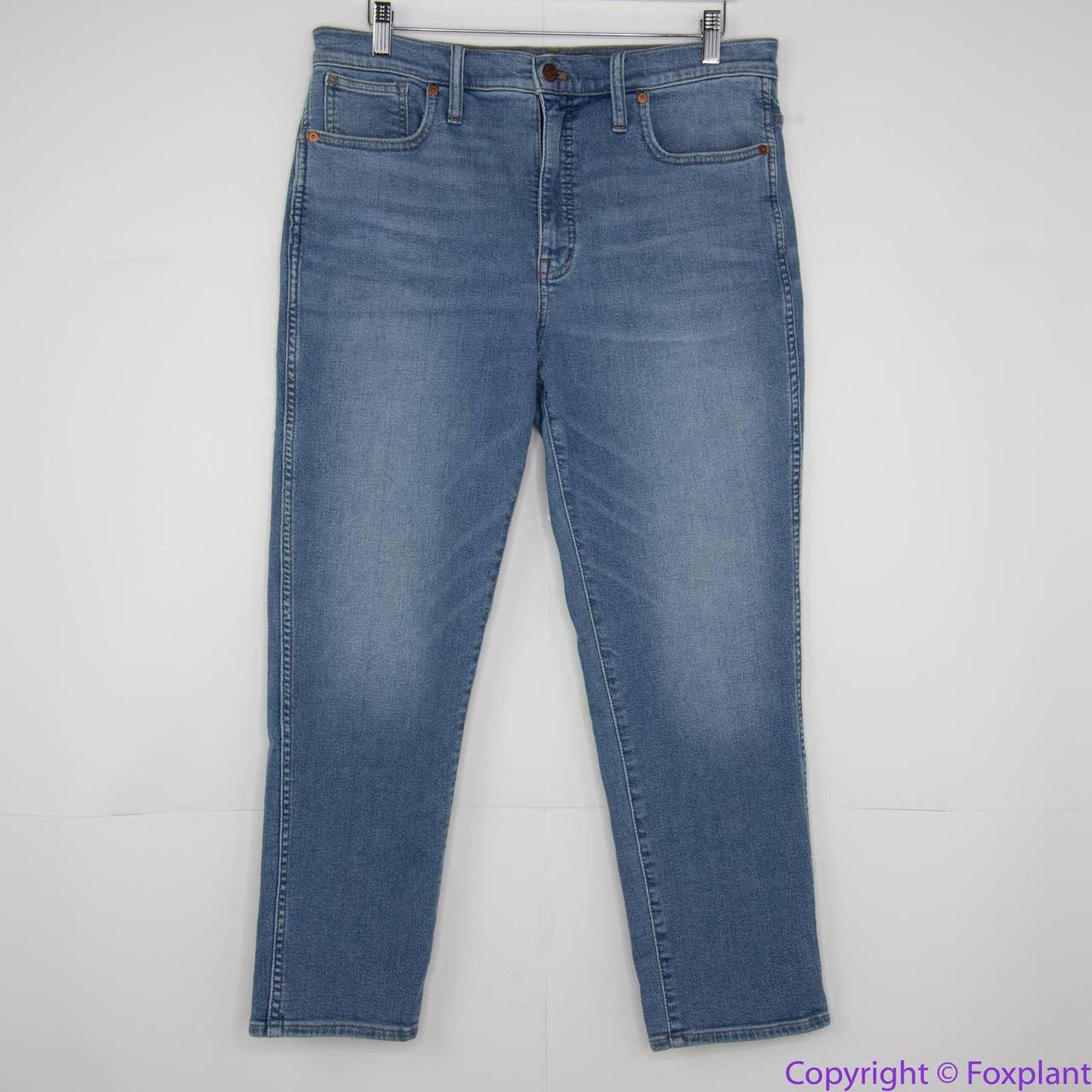 NEW Madewell Stovepipe store Jeans in Euclid Wash, 31, ND526