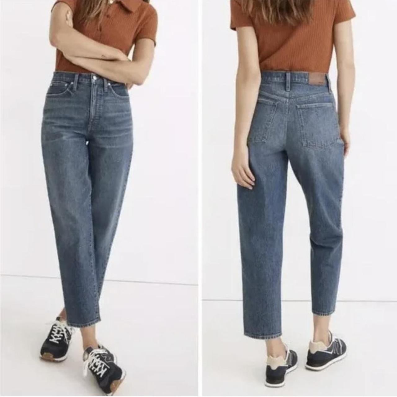 NEW selling Madewell Petite Balloon Jeans in Corson Wash, 32P