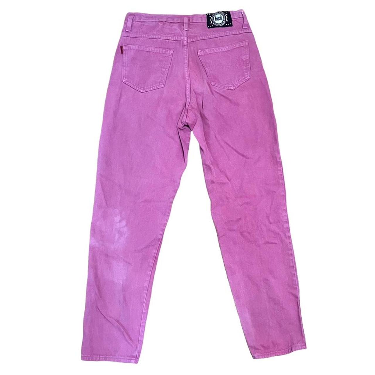 Life Energy Women's Pink Jeans Depop
