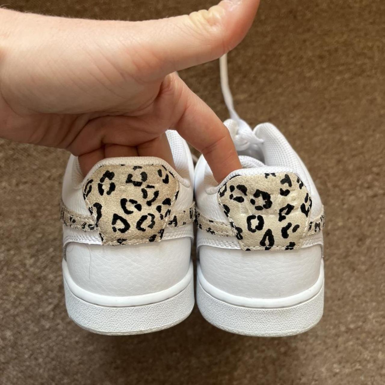 womens court vision low leopard