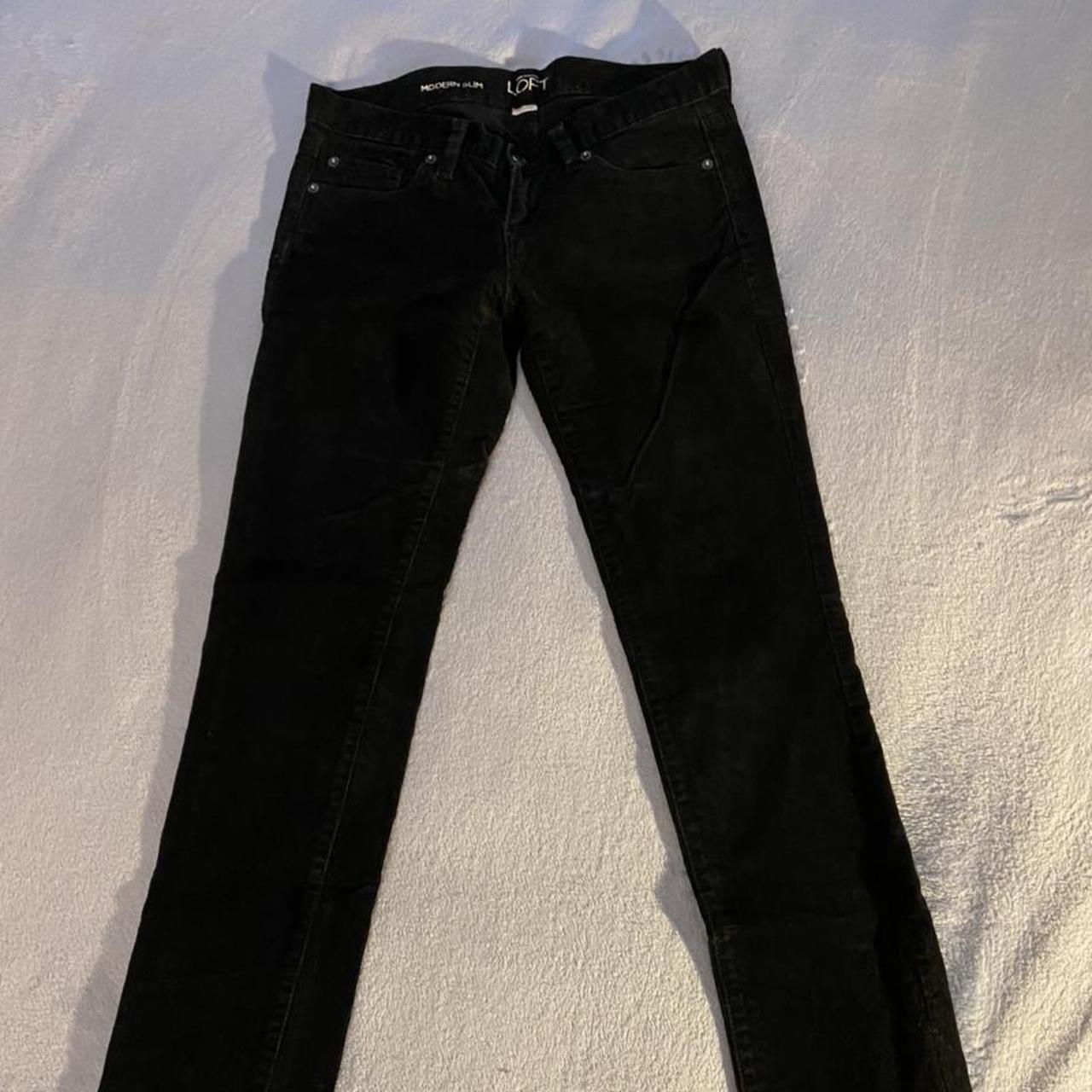 Black best sale jeans loft