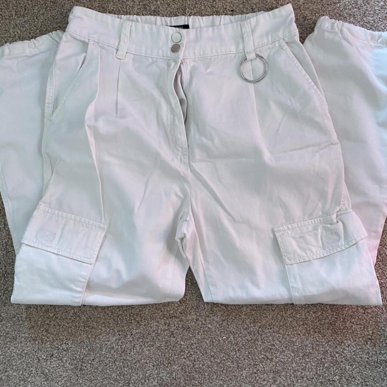 white cargos