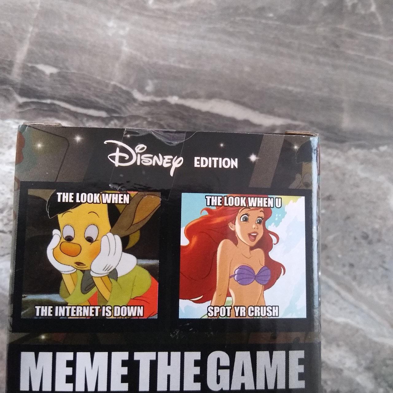 Cardinal Industries Meme The Game, Disney Edition