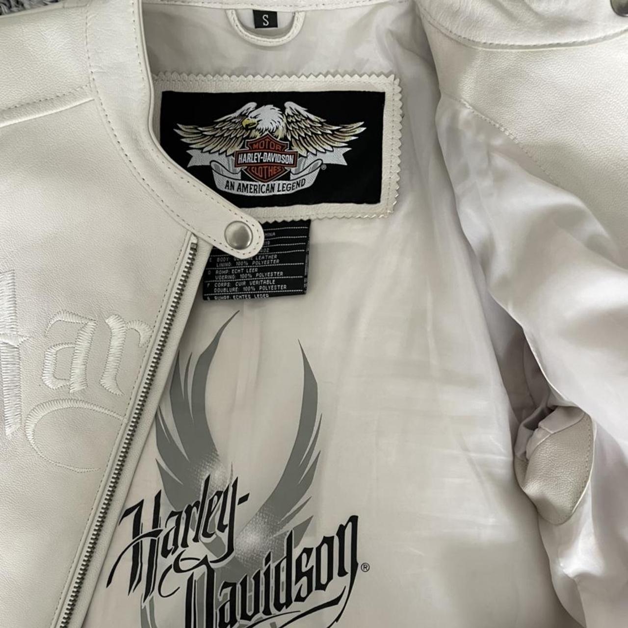 ジャケット・アウター Harley Davidson White Leather Jacket Buy White Harley Davidson Jacket - Free Shipping & 50% OFF