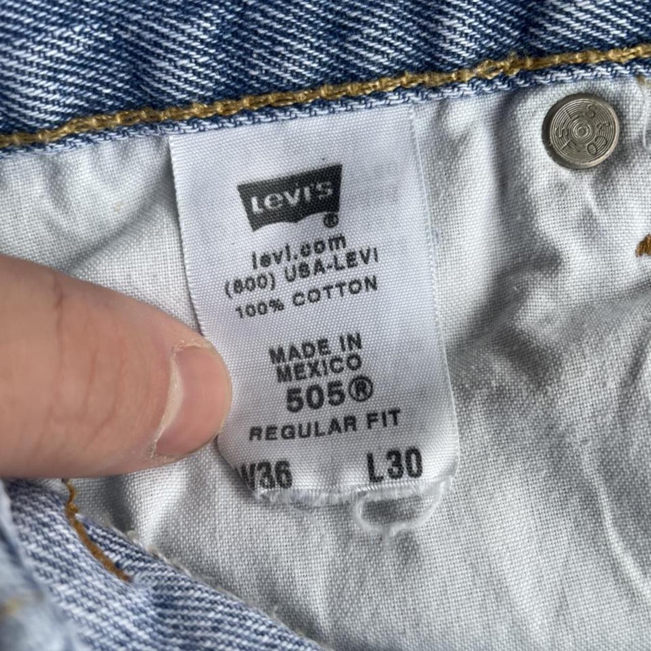 Product Image 4 - Vintage Light Wash 505 Levi