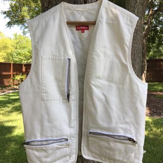 supreme zip up vest