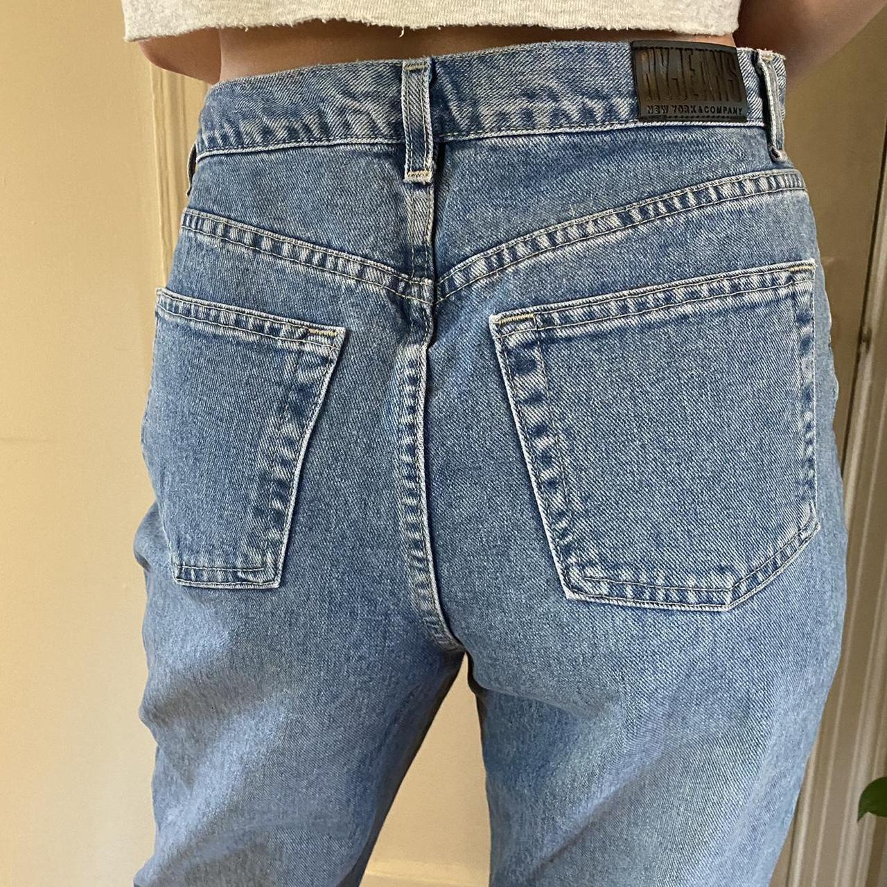 Light wash boot cut jeans by New York and company... - Depop