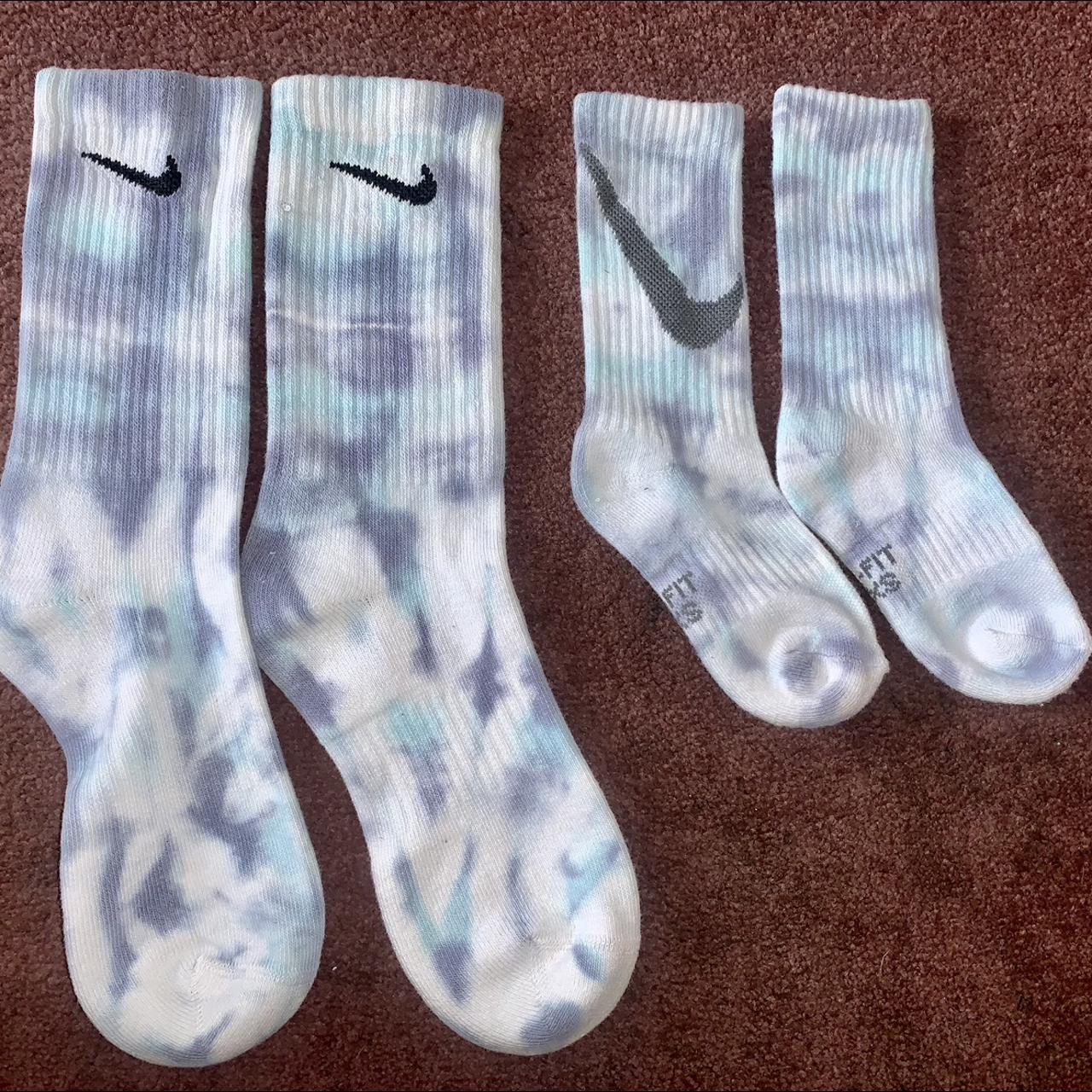 Gymshark Cushion Crew Socks Tie dyed by hand - Depop