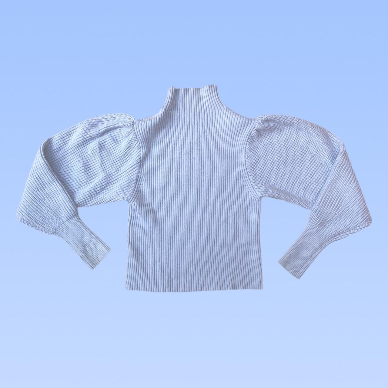 Zara Women's Blue Jumper Depop