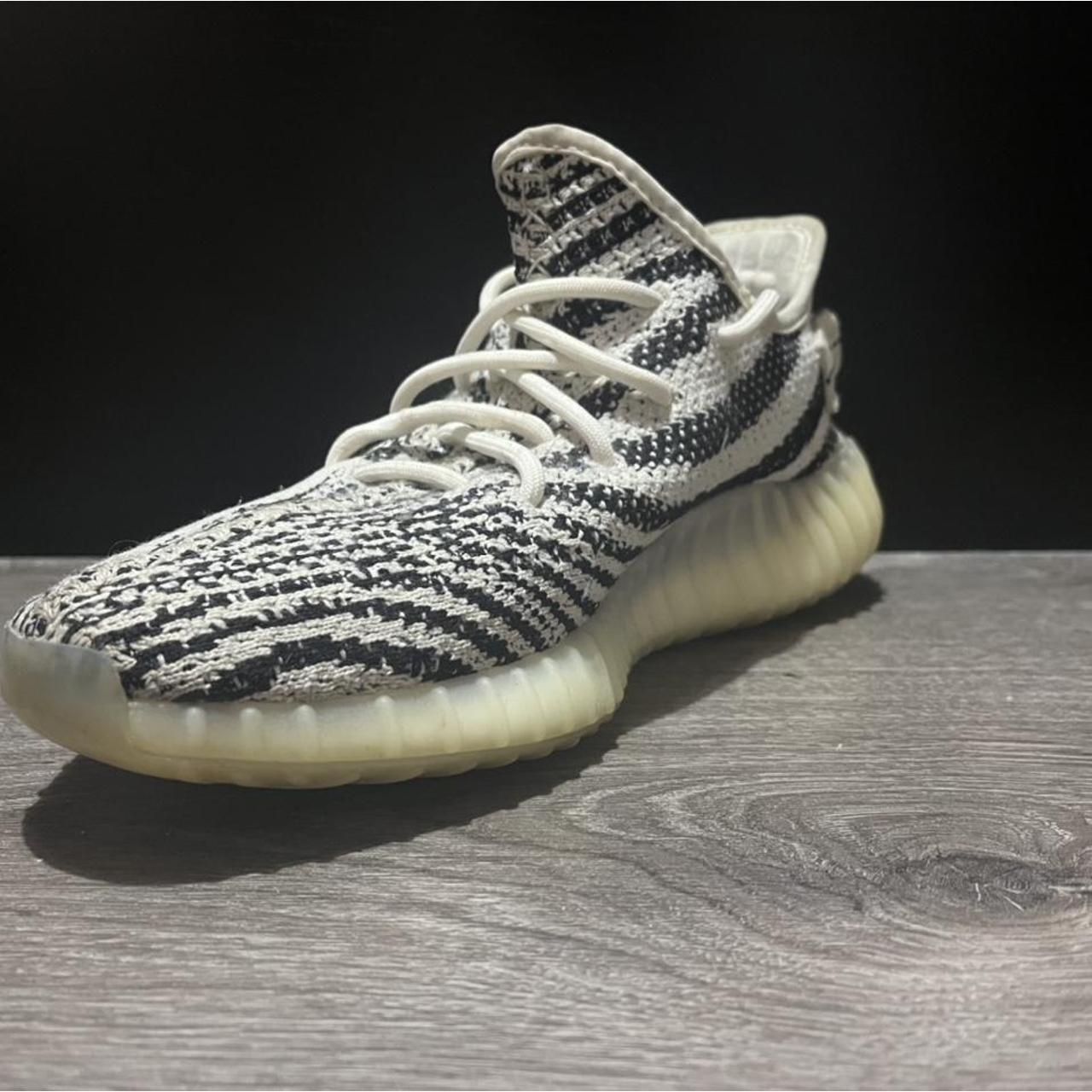 yeezy zebra trainers
