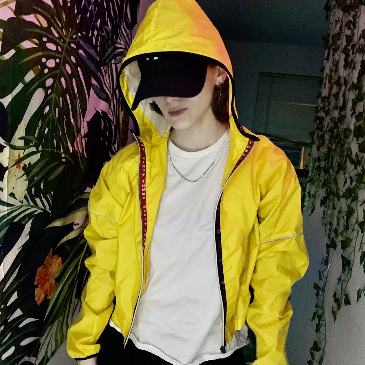 Yellow tommy hilfiger coat hot sale womens