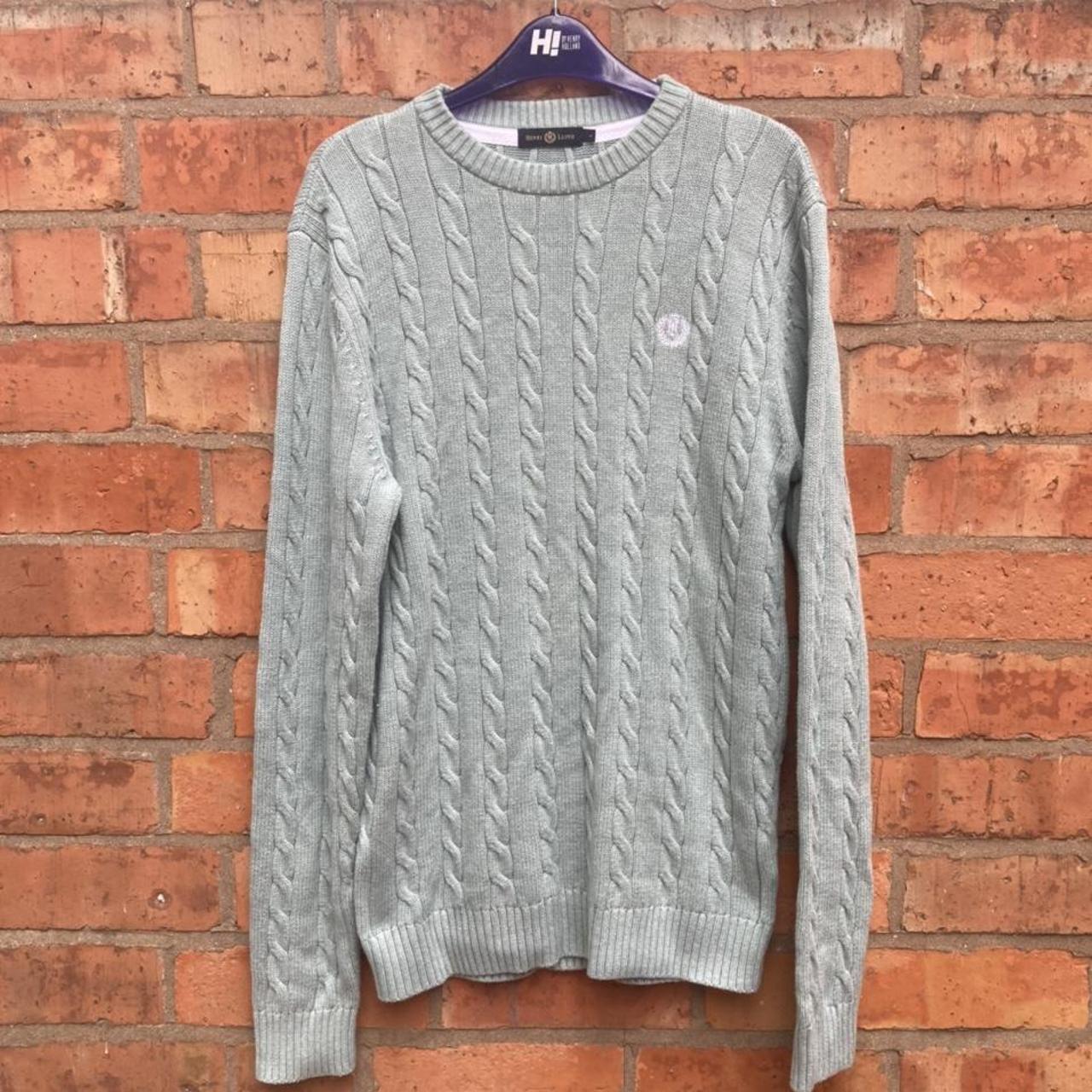 Henri lloyd cable outlet knit jumper