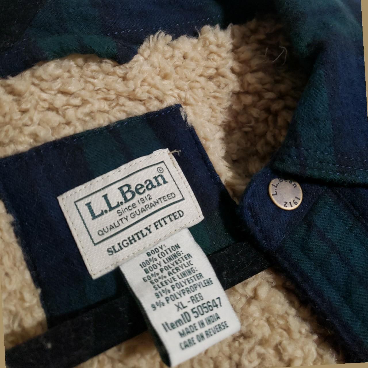 Product Image 3 - Mens L.L.Bean sherpa-lined plaid shirt,