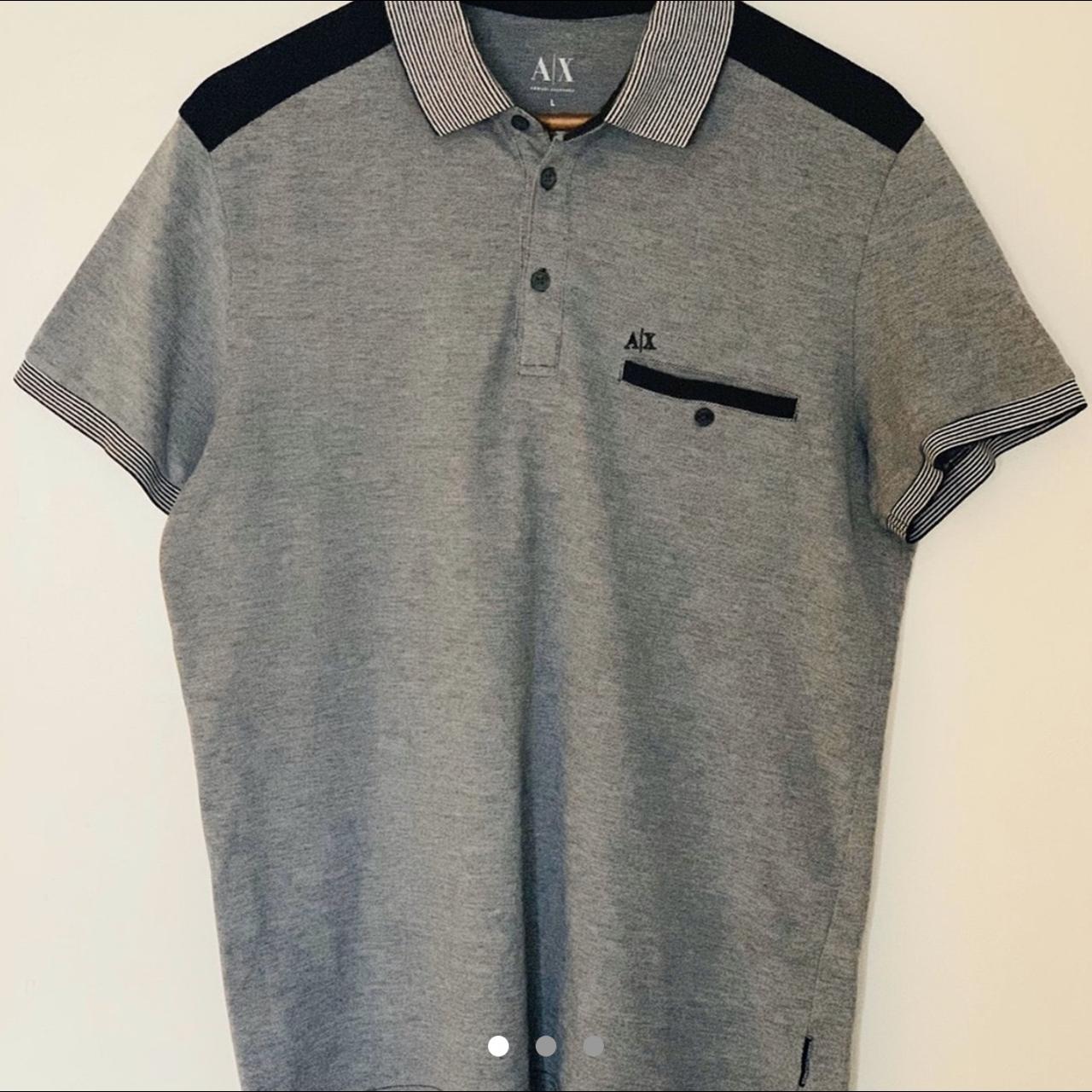 Armani Exchange Polo Shirt Great condition Fits A... - Depop