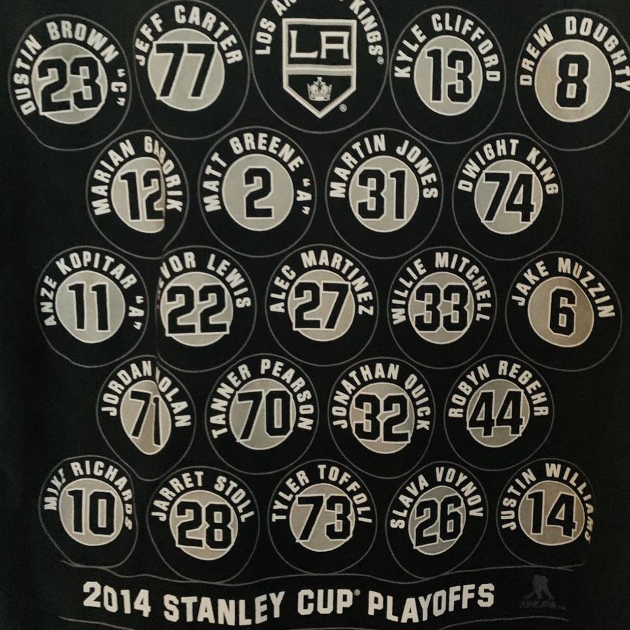 Grey '2014 Stanley Cup Los Angeles Kings' Tee! - Depop