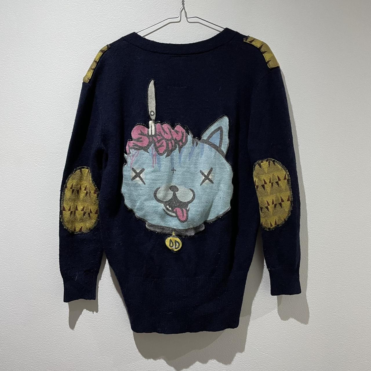 Dropdead cat cardigan, rare piece, bought from the... - Depop