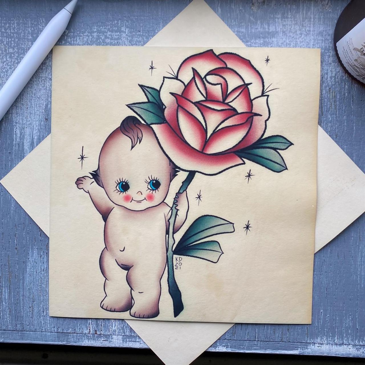 Kewpie tattoo by Veronica  Grateful Ink Tattoo  Facebook