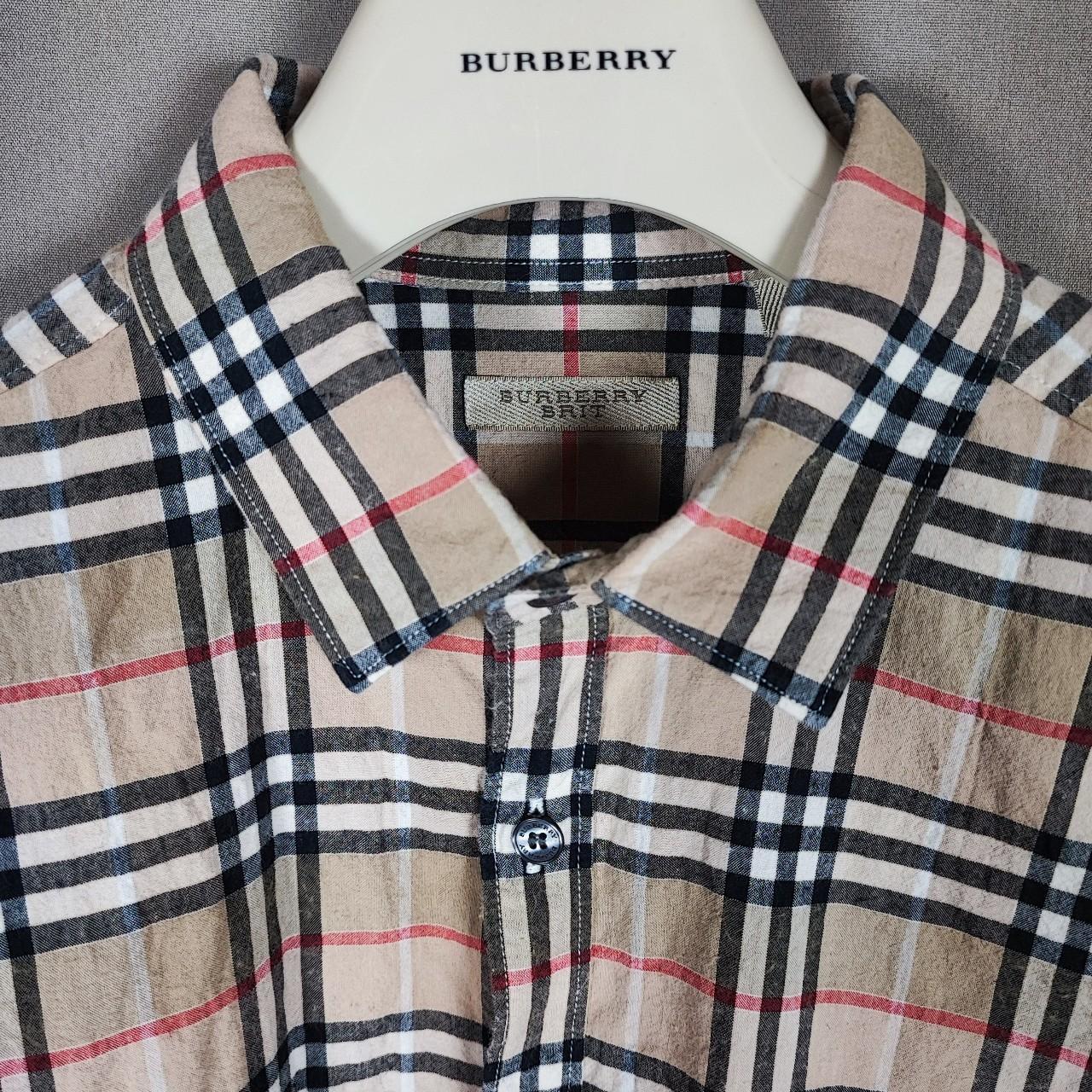 depop burberry shirt