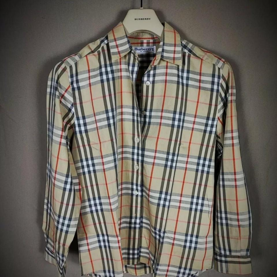 burberry shirt depop