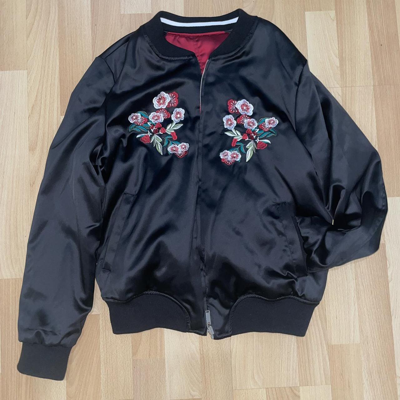 Primark reversible bomber jacket in black