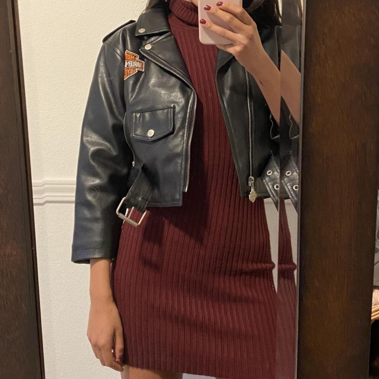 harley davidson kids leather jacket