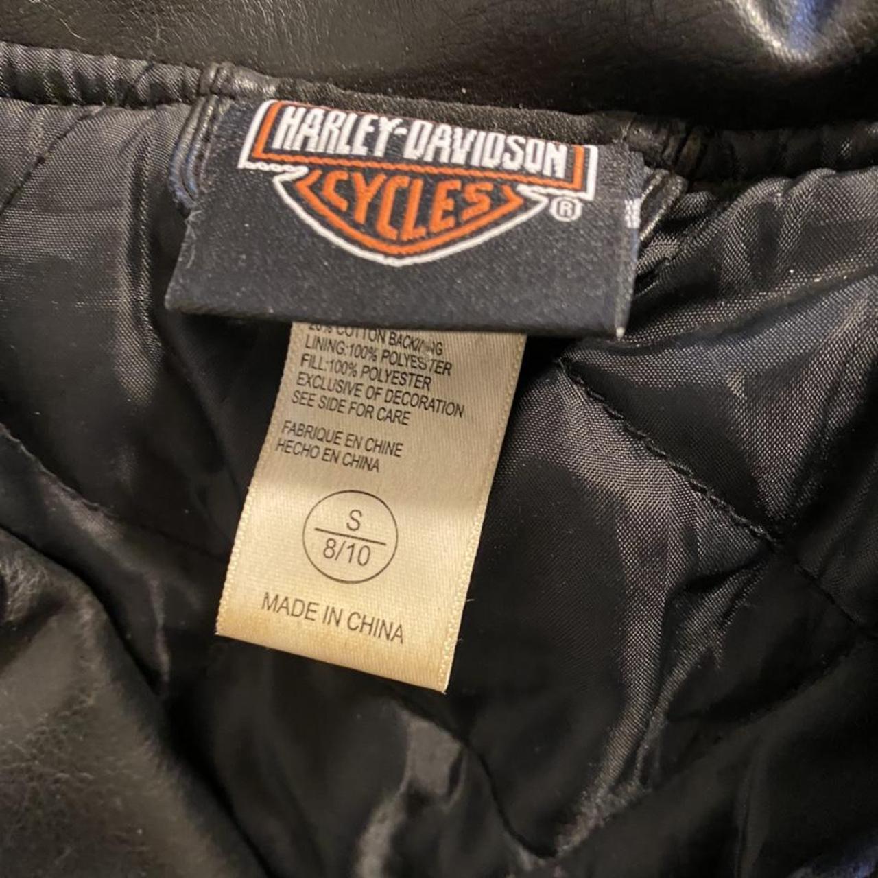 harley davidson kids leather jacket