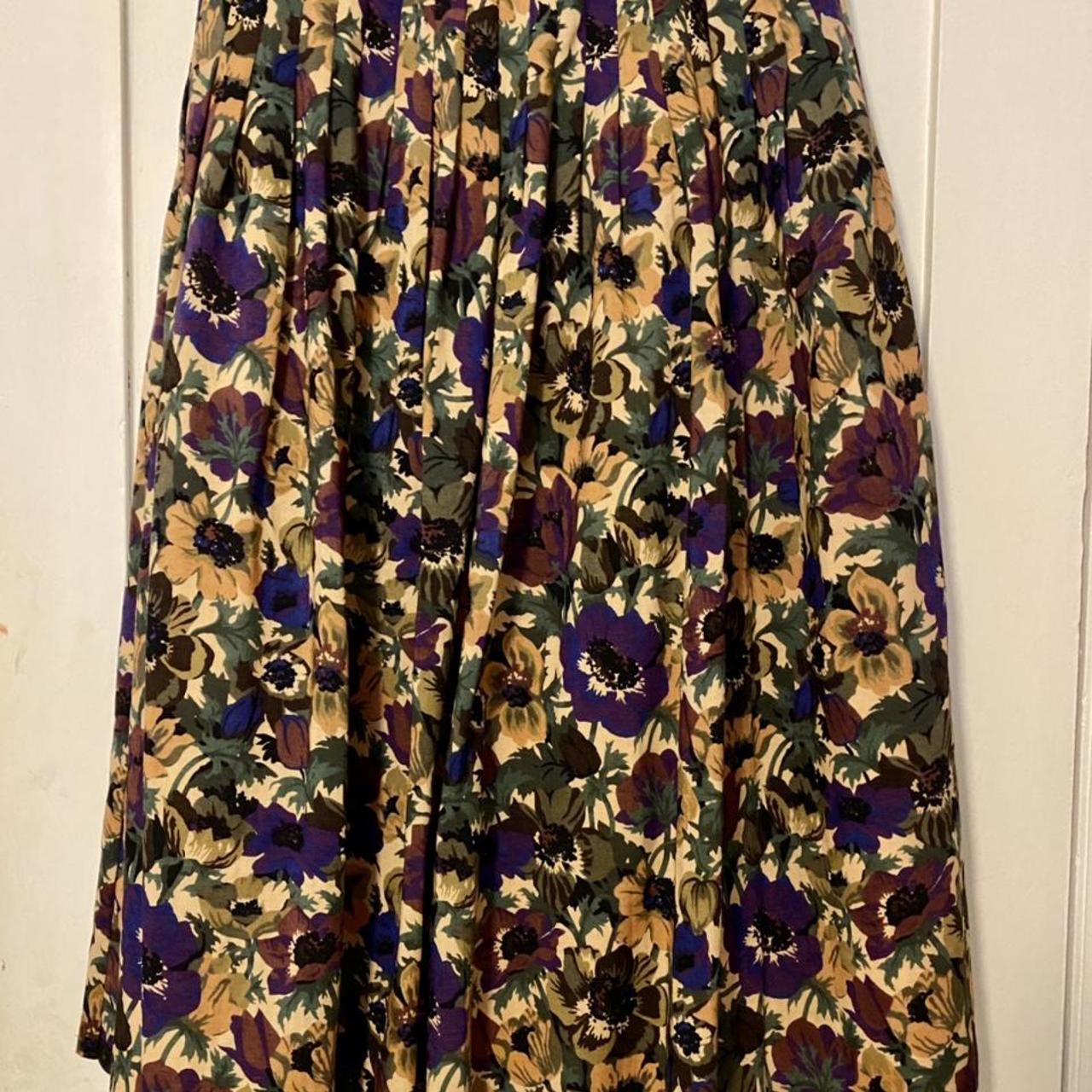 Vintage Penny Plain floral skirt. Beautiful, but too... - Depop
