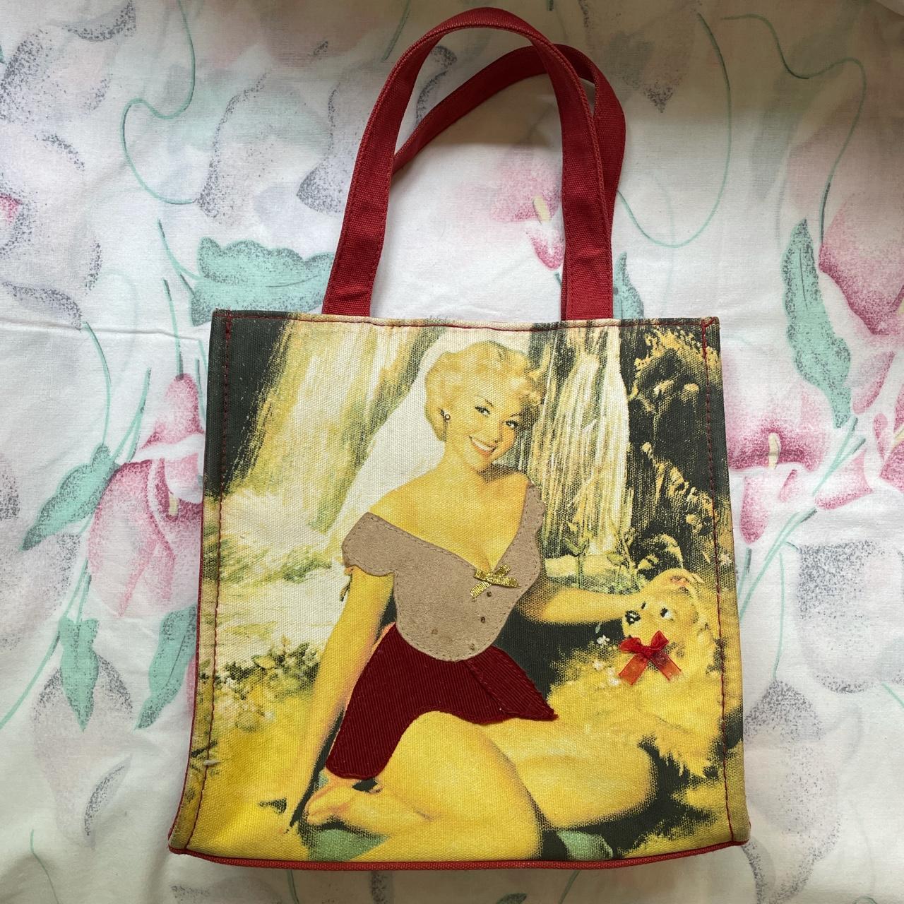 Embroidered Cotton Handle Handbag in Saffron and Teal - Banda Bay – GlobeIn