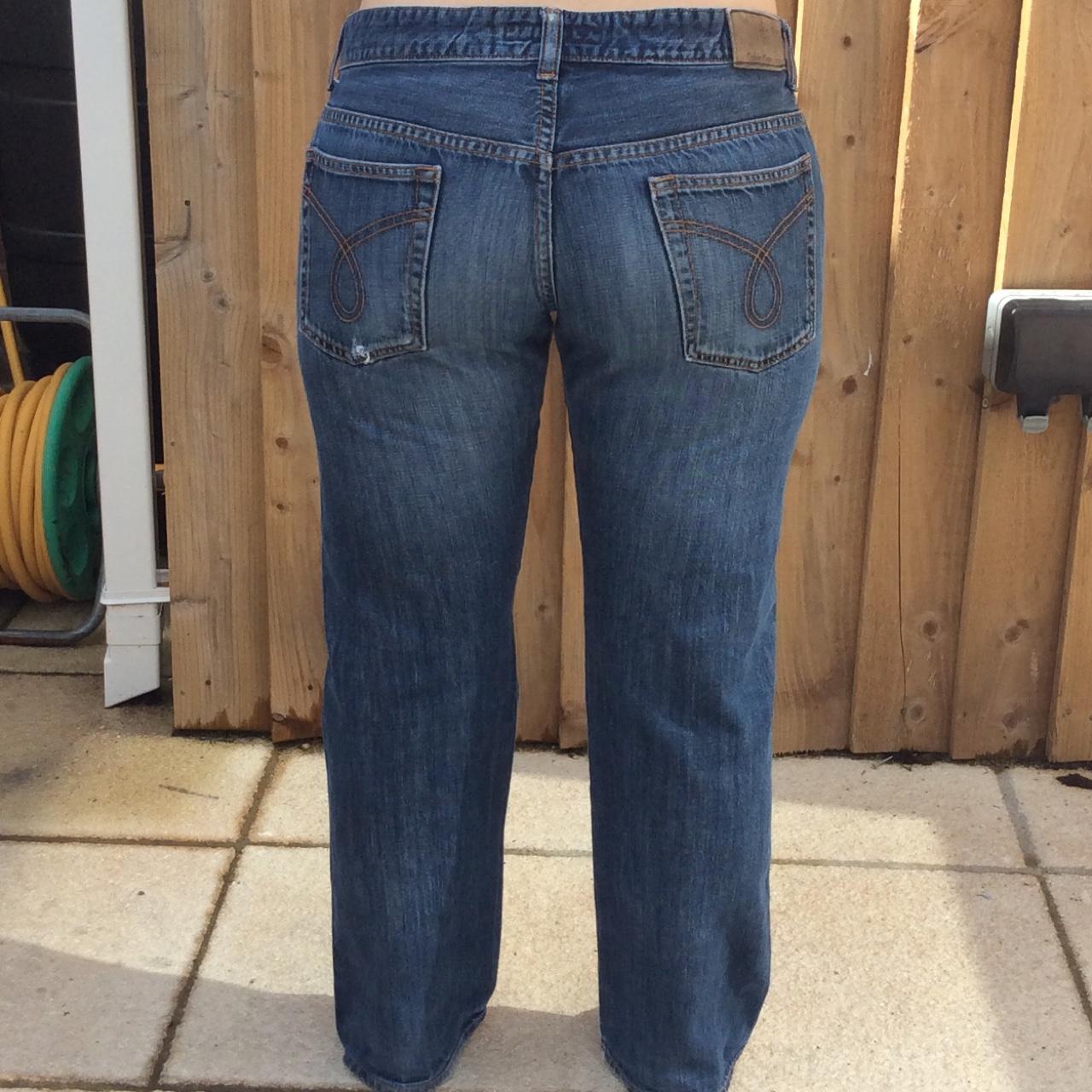 Calvin Klein Women's Blue Jeans Depop