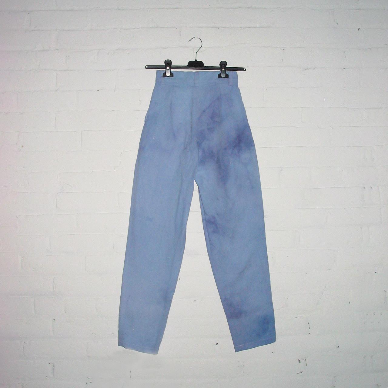 Women's Blue and Purple Trousers (2)