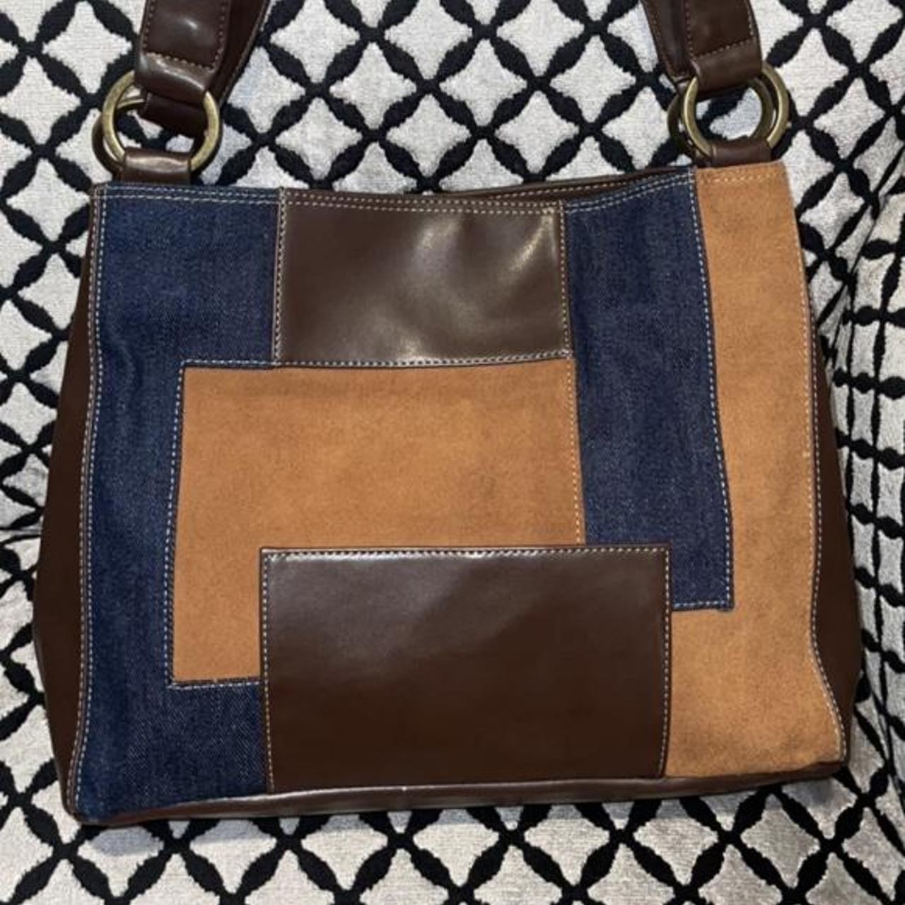 nine west patchwork purse