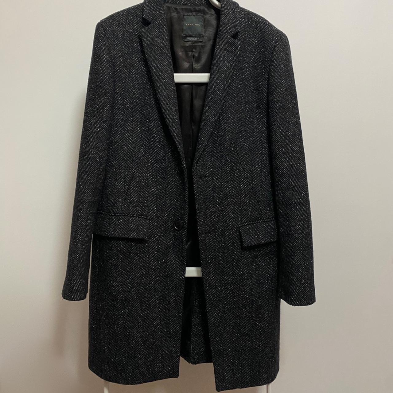 Bellissimo cappotto spigato ZARA della
