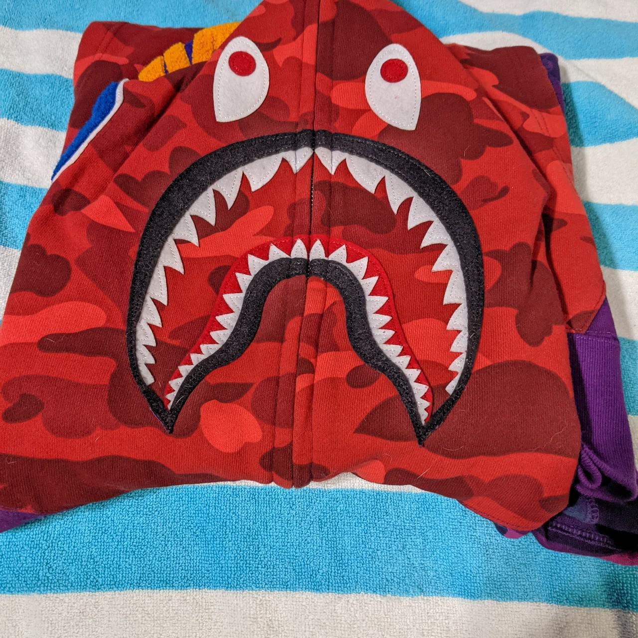 bape shark hoodie authentic