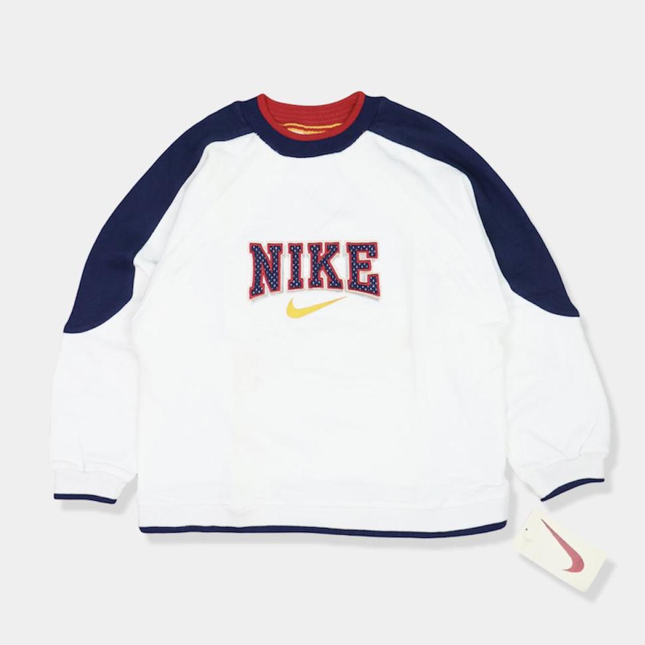 Vintage nike best sale spellout sweater