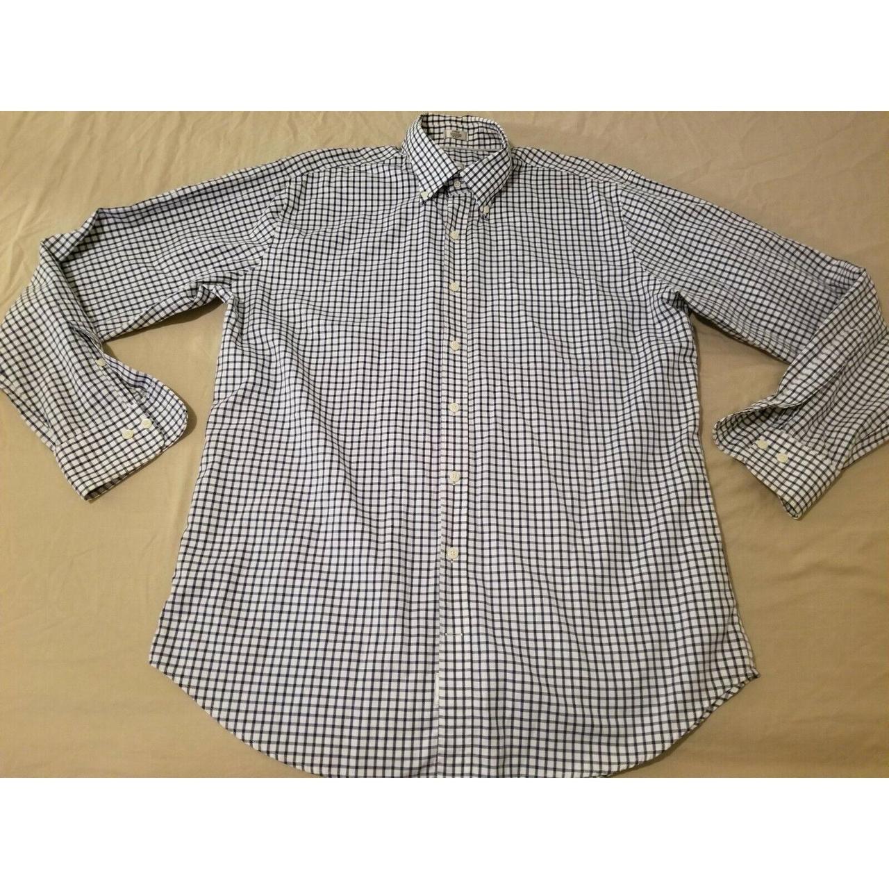 Mens Peter Millar Dress Shirt L Large Blue Button... - Depop