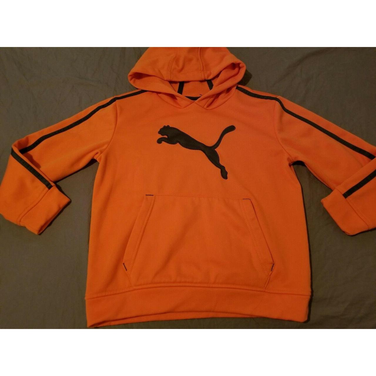 orange puma sweater