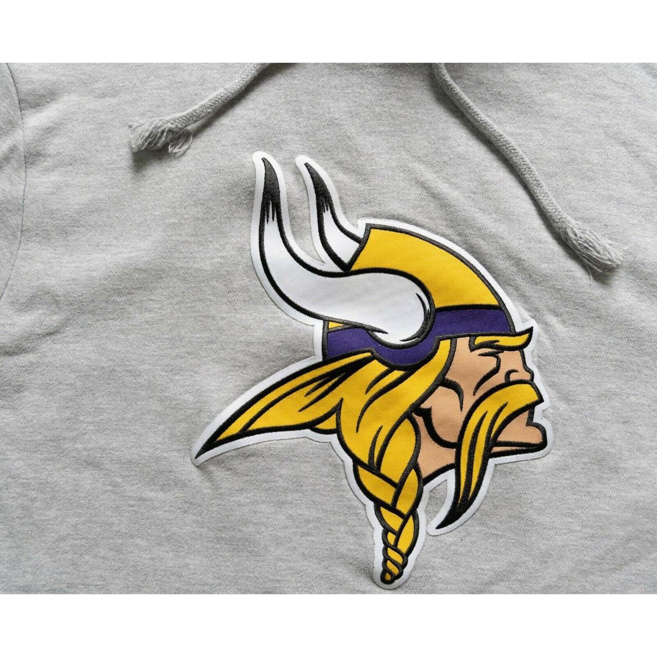 Minnesota Vikings Sweatshirt Adult Medium Gray - Depop