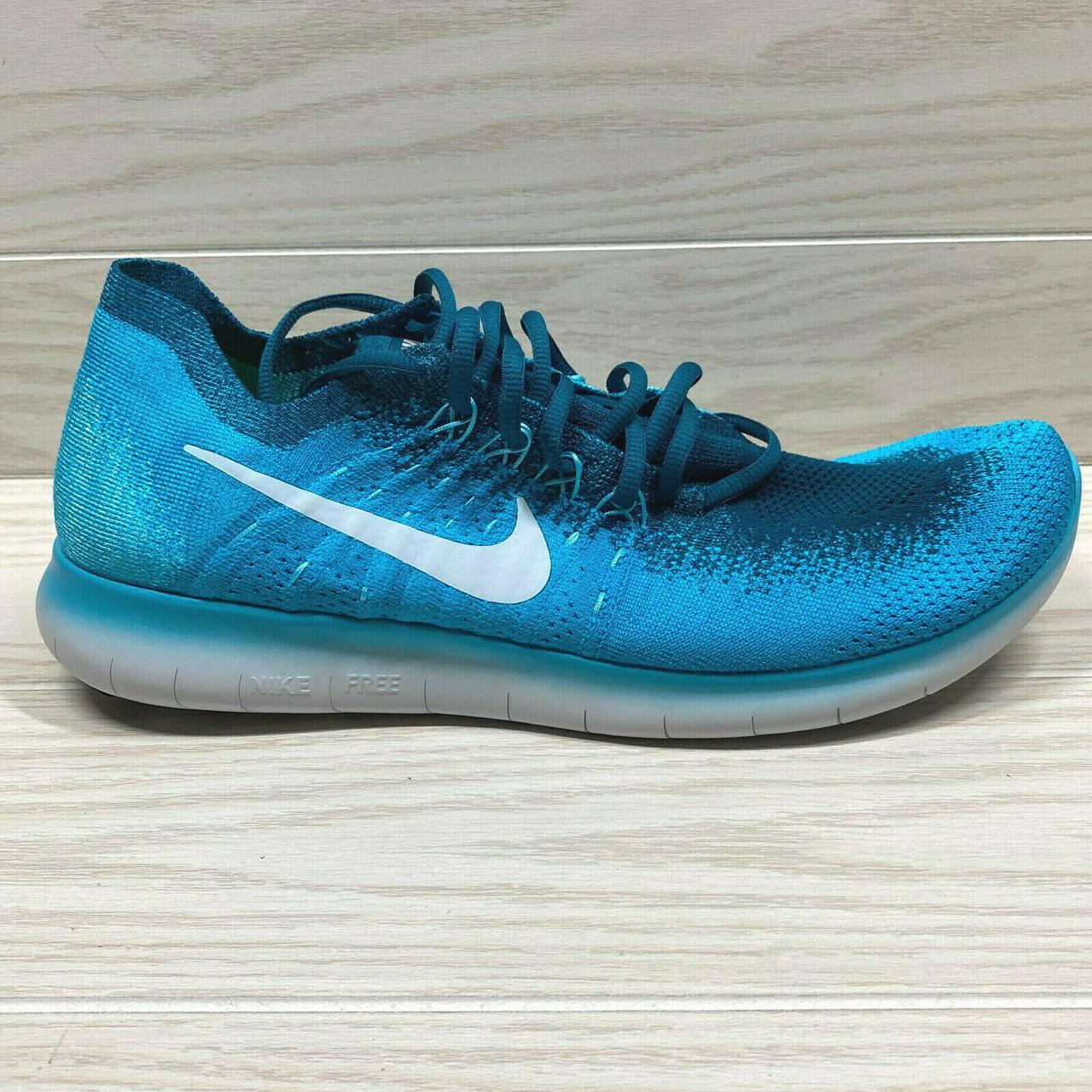 nike free run flyknit blue lagoon