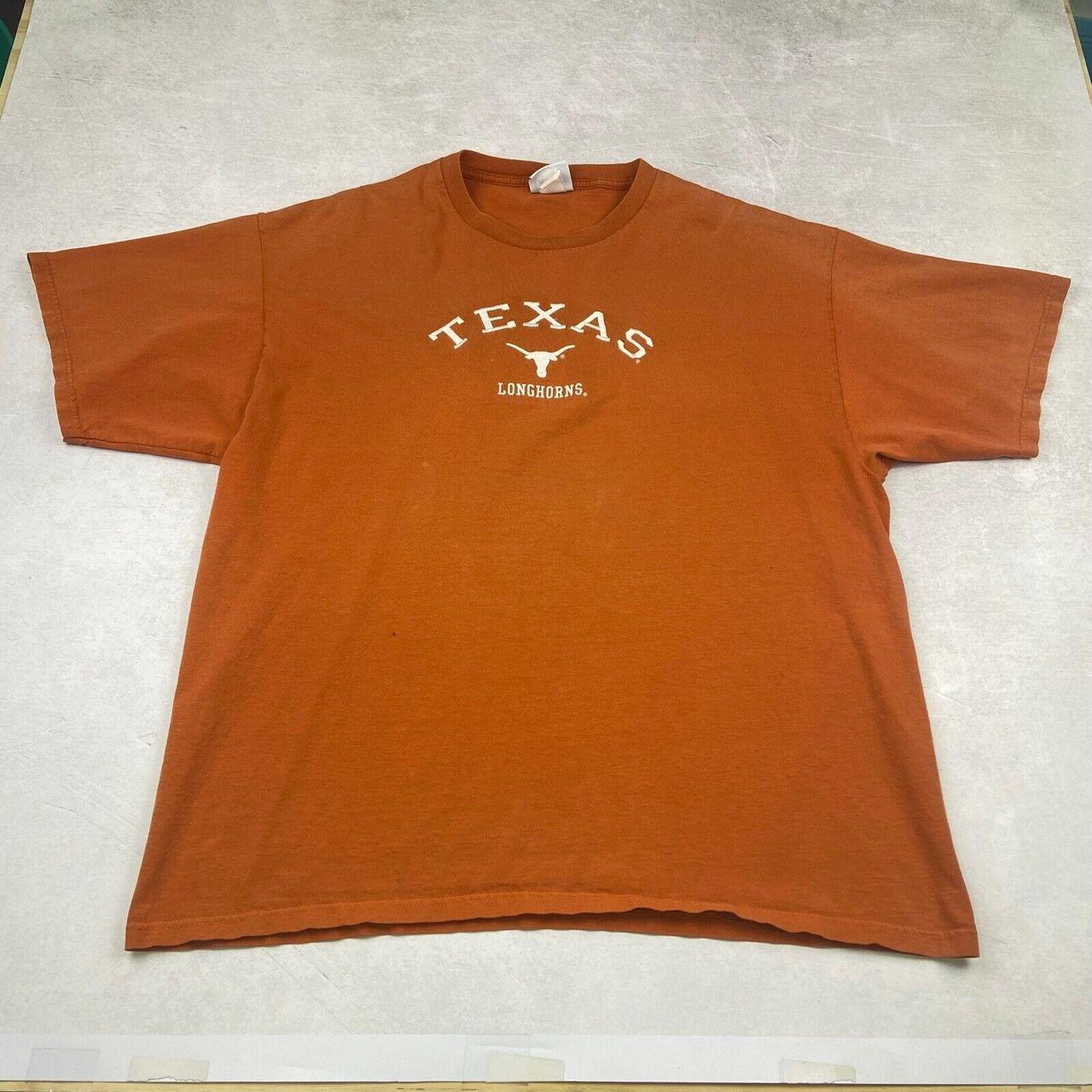 Texas Longhorns T Shirt Size 2XL XXL Men's Orange... - Depop