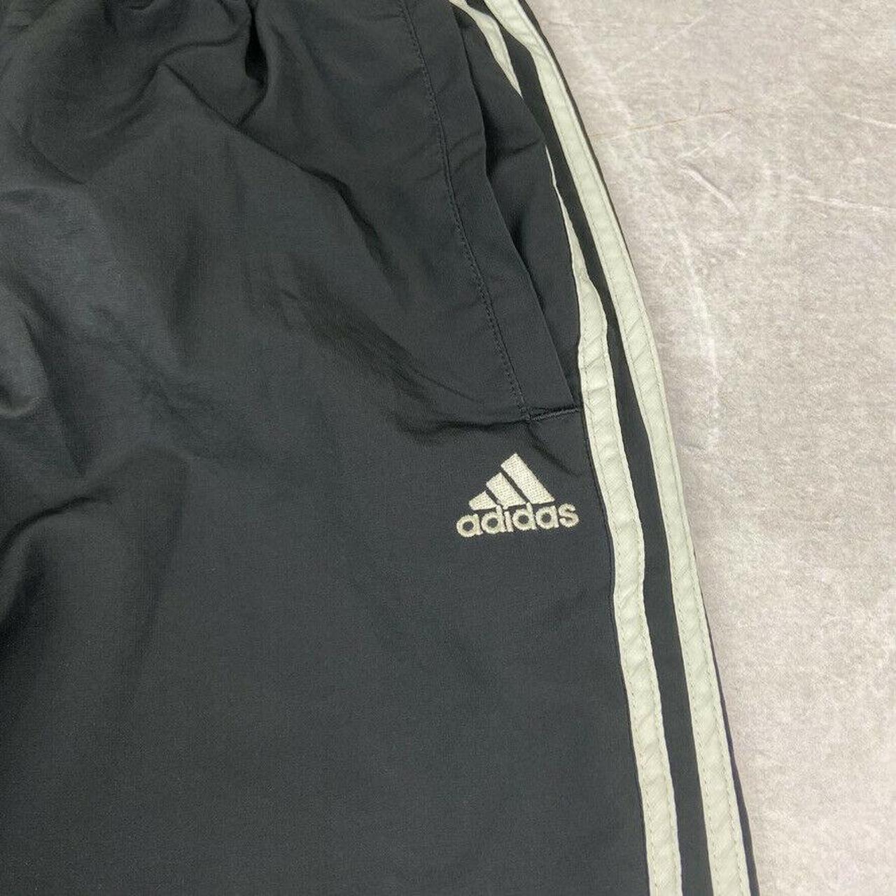 Adidas Youth Track Pants Size L Large Black 3... Depop