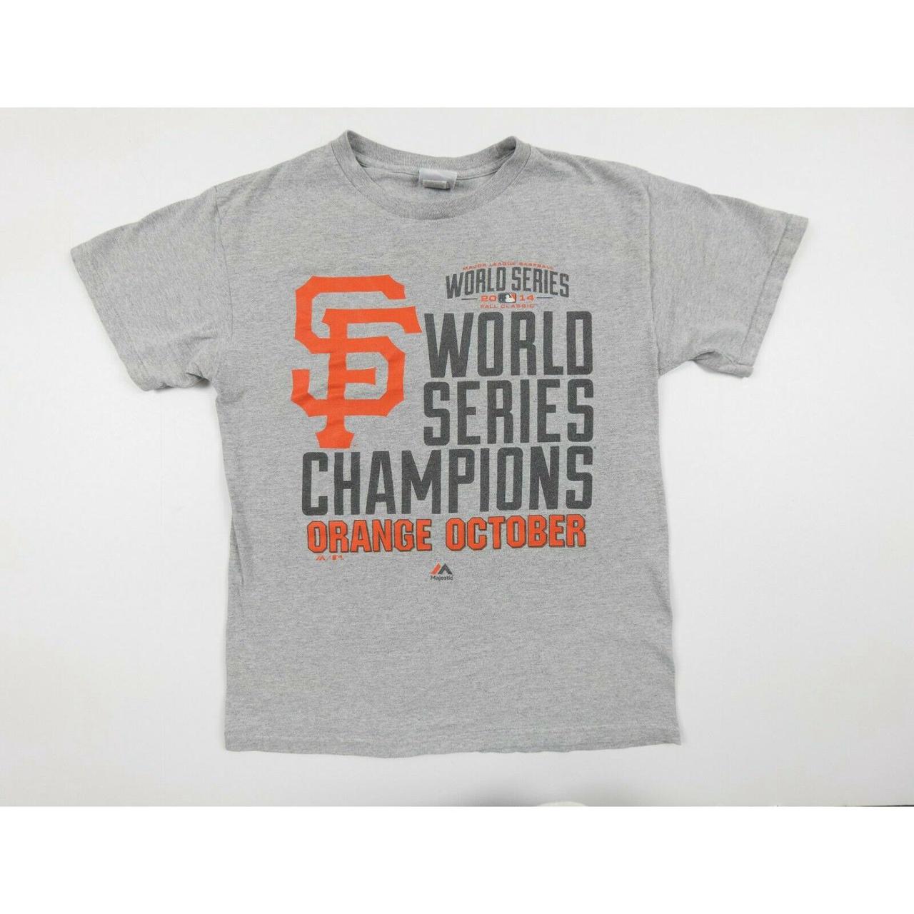 Men's San Francisco Giants orange size XL T-shirt - Depop