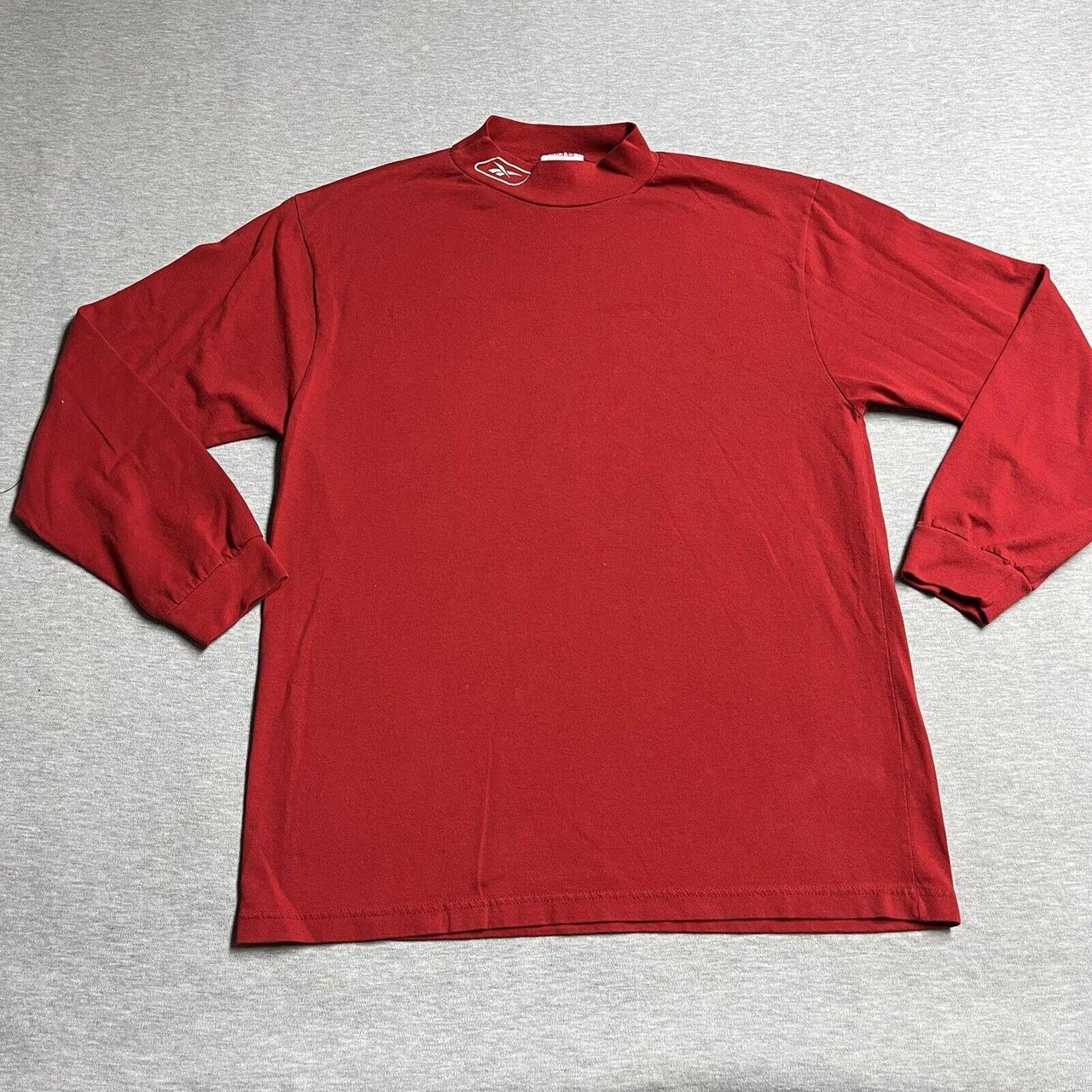 Reebok Men's Top - Red - L