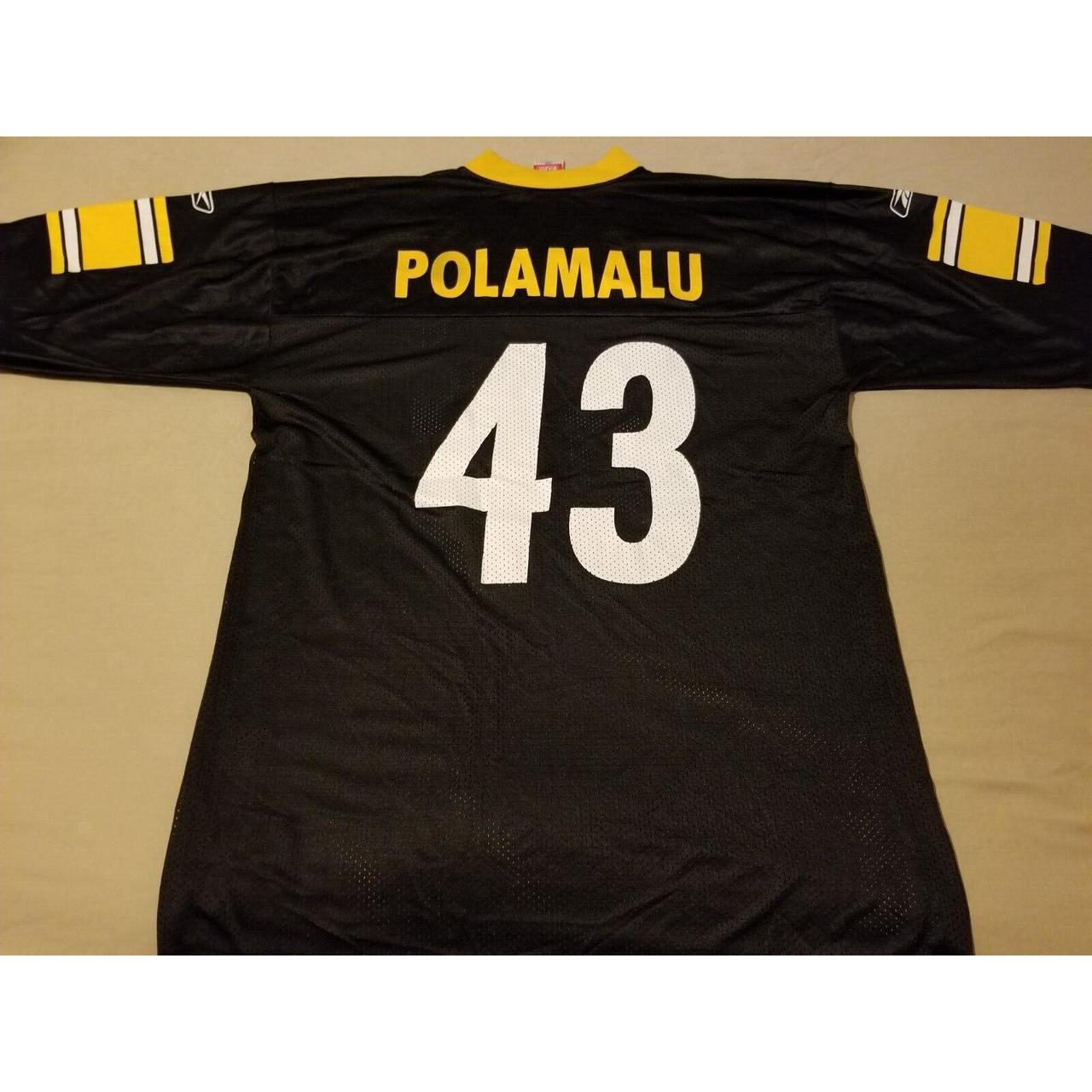 Reebok NFL Pittsburgh Steelers Troy Polamalu Jersey