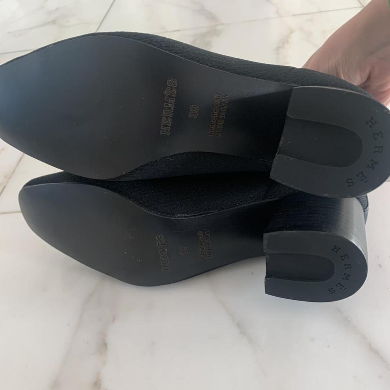 Hermes Women's Black Boots | Depop