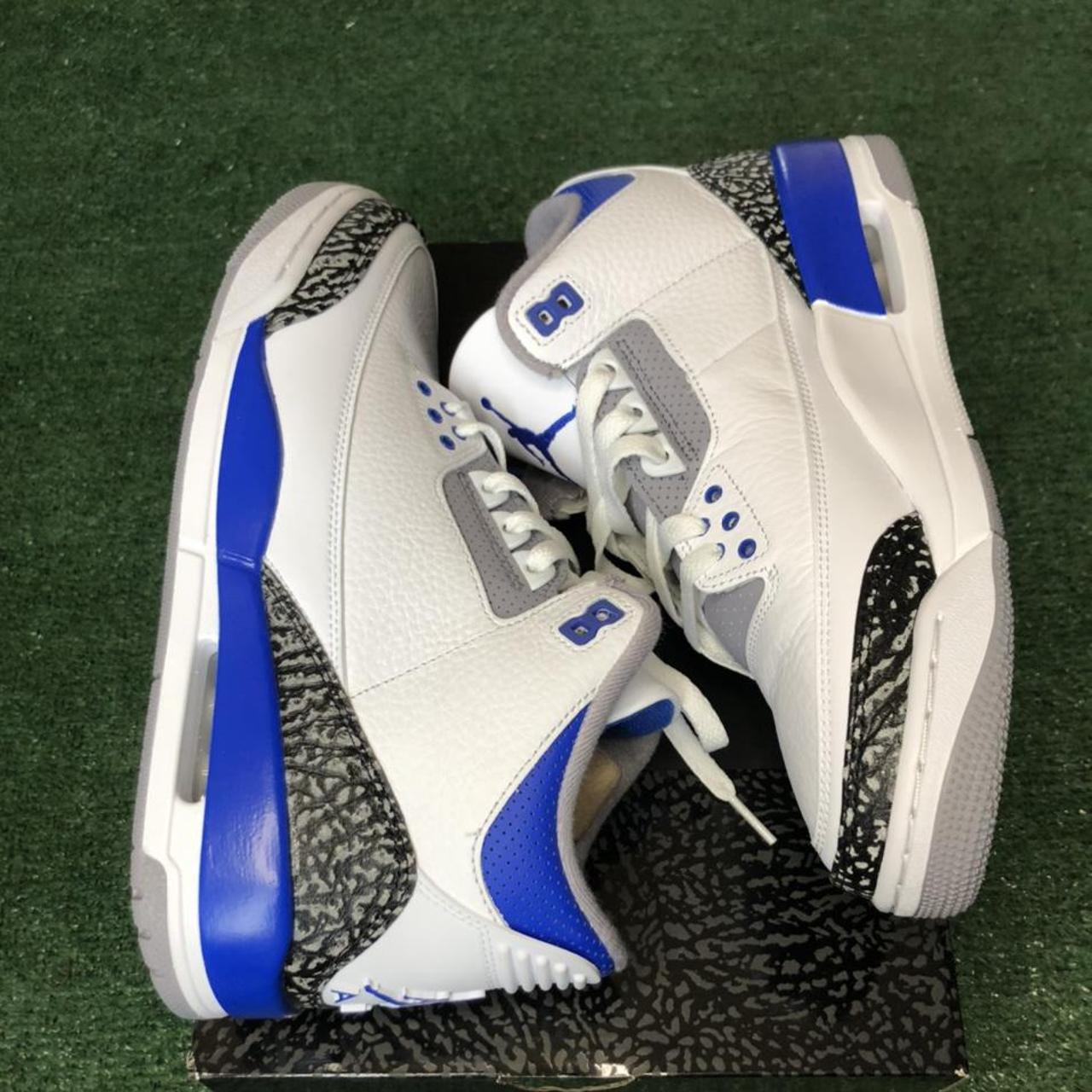 jordan 3 racer blue size 8