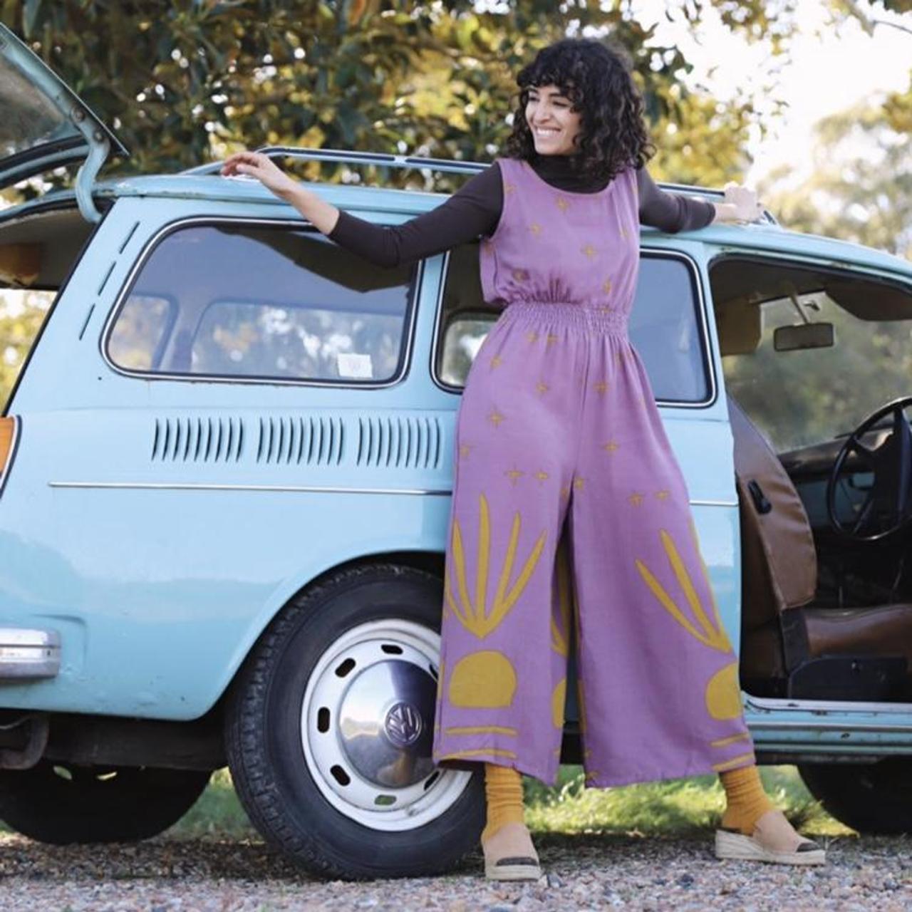 Frank and Dolly’s ’Desert Sky’ purple jumpsuit XL.... Depop