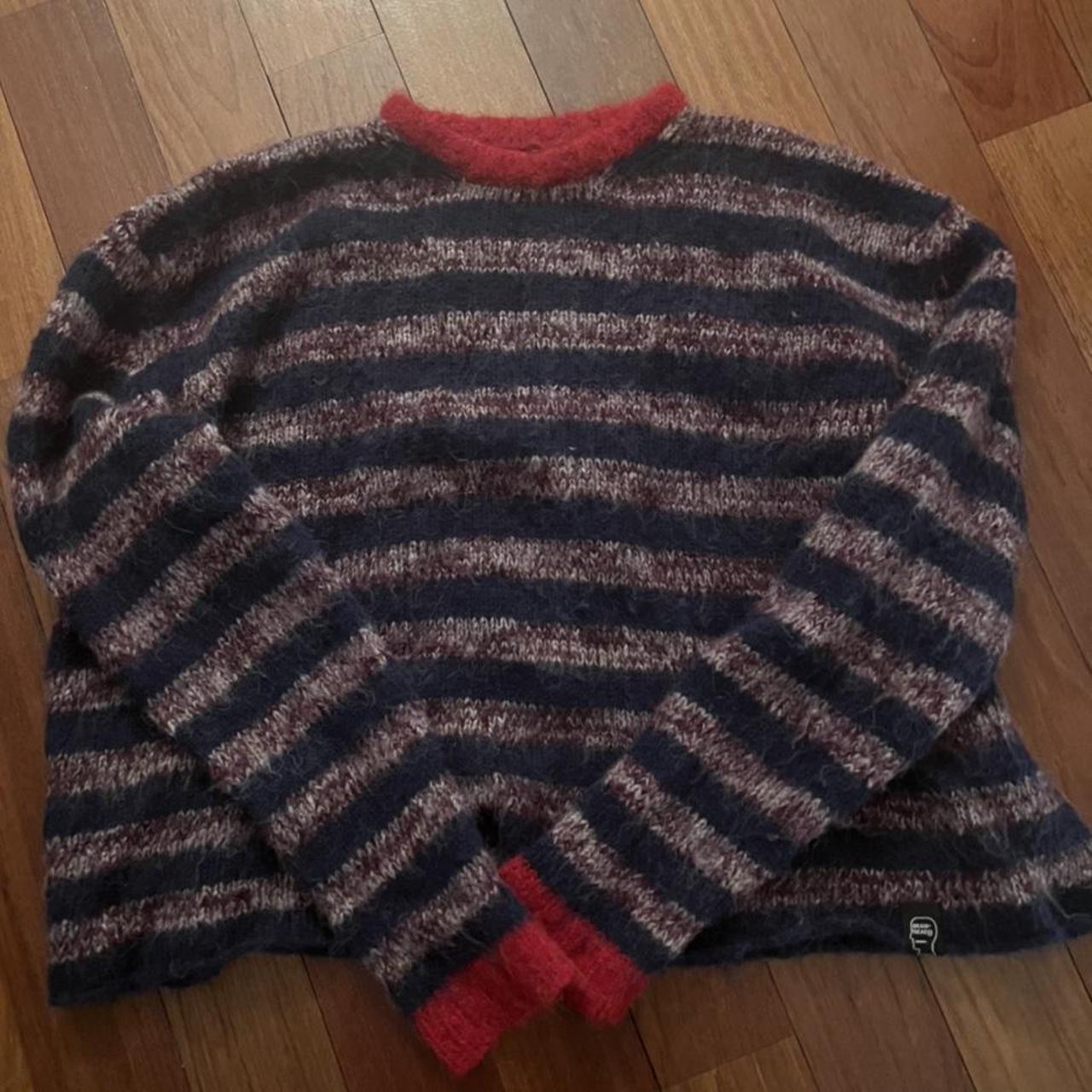 Brain dead boxy mohair sweater - Depop